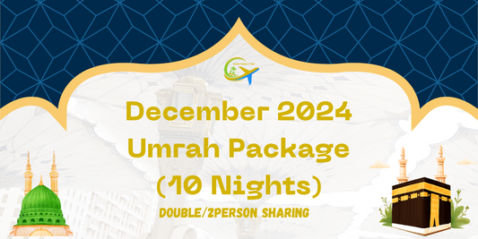 10Nights Umrah Package With Double Room Sharing